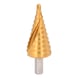 HSS-TiN step drill, D: 6-36 mm, 11 steps - HSS-TiN step drill - 3