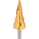 KS TOOLS HSS-TiN step drill, D: 7-32.5 mm, 11 steps - HSS-TiN step drill - 3