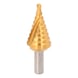 HSS-TiN step drill bit, extra short, D: 4-20 mm, 9 steps - HSS-TiN step drill extra short - 3