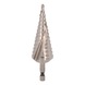 KS TOOLS 1/4 inch HSS step drill bit, D: 4-30 mm, 14 steps - 1/4 inch HSS step drill bit - 3