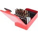 KS TOOLS HSS-G Co 5 twist drill set, sheet steel cassette, 25 pieces, 1-13 mm - HSS-G Co 5 twist drill bit set - 3