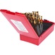 HSS TiN twist drill set, plastic case, 25 pieces, 1-13 mm - HSS TiN twist drill set - 2
