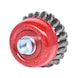 KS TOOLS Steel wire cup brush 0.5 mm, D: 90 mm - Wire brush - 3