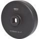 KS TOOLS 1 inch axle nut wrench, hexagonal, short, 160 mm - 1 inch axle nut wrench - 3