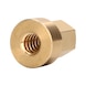 KS TOOLS Brass nut 460.4910 - Nut (special shape) - 2