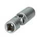 KS TOOLS 3/8 Zoll Gl&uuml;hkerzen-Gelenkn&uuml;sse, kurz, 75mm, 16mm - Gl&uuml;hkerzen Steckschl&uuml;ssel - 3