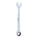 GEARplus ratchet combination wrench, 5/8 inch on hanger - GEARplus ratchet ring spanner - 2