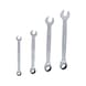 KS TOOLS GEARplus ratchet combination wrench set, 4-piece 10-19 mm - GEARplus ratchet ring spanner - 3