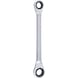 GEARplus double ratchet ring spanner, 5/16 inch x 3/8 inch - GEARplus double ratchet ring spanner - 3