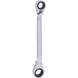 GEARplus reversible double ratchet ring spanner 8x10 mm on hanger - GEARplus reversible double ratchet ring spanner - 3