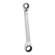 GEARplus double ratchet ring spanner, reversible, 10x13 mm, on hanger - GEARplus reversible double ratchet ring spanner - 3