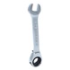 GEARplus ratchet combination wrench, short, 9 mm on hanger - GEARplus ratchet combination spanner, short - 3