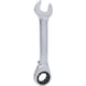 GEARplus ratchet combination wrench, short, 10 mm on hanger - GEARplus ratchet combination spanner, short - 3