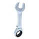 GEARplus ratchet combination wrench, short, 18 mm on hanger - GEARplus ratchet combination spanner, short - 3