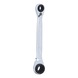 KS TOOLS 4-in-1 GEARplus reversible double ratchet ring spanner, 8x10x12x13 mm - 4 in 1 GEARplus reversible double ratchet ring spanner - 3