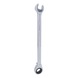 GEARplus ratchet combination wrench, reversible, 3/8 inch on hanger - GEARplus reversible ratchet ring spanner - 2
