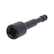 1/2 inch special heavy-duty socket with multi-tooth (XZN), 115 mm, M12 - Additional bit socket - 3
