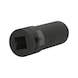 1/2 inch special heavy-duty socket for bolted track plates, 19 mm - Additional socket wrench insert (hexagonal) - 3