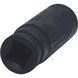 1/2 inch 12-point power socket, long, 17 mm - 1/2 inch 12-point heavy-duty socket - 3