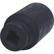 1/2 inch 12-point power socket, long, 30 mm - 1/2 inch 12-point heavy-duty socket - 3