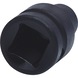 1/2 inch hex power socket, short, 8 mm - 1/2 inch hex power socket - 3