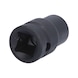 1/2 inch hex power socket, short, 12 mm - 1/2 inch hex power socket - 3