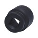 1/2 inch hex power socket, short, 25 mm on hanger - 1/2 inch hex power socket - 3