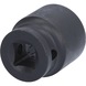 1/2 inch hex power socket, short, 26 mm - 1/2 inch hex power socket - 3