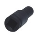 1/2 inch hex power socket, long, 10 mm on hanger - 1/2 inch hex power socket - 3
