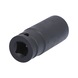 1/2 inch hex power socket, long, 22 mm - 1/2 inch hex power socket - 3