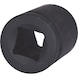 3/4 inch hex power socket, short, 27 mm - 3/4 inch hex power socket - 3