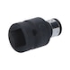 3/8 inch power bit adapter socket, for 1/4 inch bits - Drive unit (manually operated, socket wrench insert) - 2