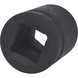 KS TOOLS 1 inch hex power socket, short, 32 mm - 1-inch hex power socket - 3