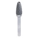 KS TOOLS HM round arch burr, shape F, 12 mm - HM Round Arch Milling Cutter - 2
