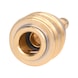 KS TOOLS Brass couplings with hose nozzle, D:6 mm - Brass coupling with external thread - 3