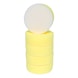 Yellow plastic pad, D: 85.0 mm, pack of 5 - Polishing pad - 2