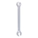 Open double ring spanner, angled, 9x11mm - Open double ring spanner - 3