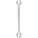 Open double ring spanner, angled, 10x11mm on hanger - Open double ring spanner - 3