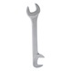 Combination wrench, 15 degrees, 75 degrees, 11 mm - Double open-end spanner - 3