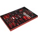 Pliers/hammer/chisel set in foam insert, 17-piece - Pliers set - 2