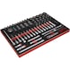1/2 inch bit socket set in foam insert, 64 pieces 811.0064 - Bit set - 2