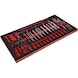 Screwdriver and file set in foam insert, 42 pieces - Multifunctional tool - 2