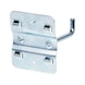 Double tool holder with vertical hook end, D: 6 mm, 50 mm - Tool holder, workpiece holder (other) - 3