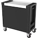 PERFORMANCEplus P25 BLACK/RED workshop trolley with 8 drawers - PERFORMANCEplus workshop trolley - 3