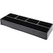Plastic insert for storage, 4+1 compartments - Insert for workshop trolley - 3