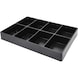 Plastic insert for storage, 8 compartments - Insert for workshop trolley - 3