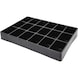 Plastic insert for storage, 18 compartments - Insert for workshop trolley - 3