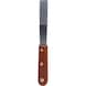 Stainless steel spatula, 25 mm, with wooden handle - Spatula (hand tool, other) - 3