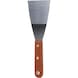 STAINLESS STEEL spatula, 75 mm, with wooden handle - Spatula (hand tool, other) - 3