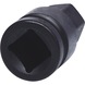 KS TOOLS 1/2 inch power bit socket hexagon socket, short, 17 mm - 1/2 inch power bit socket hexagon socket - 3
